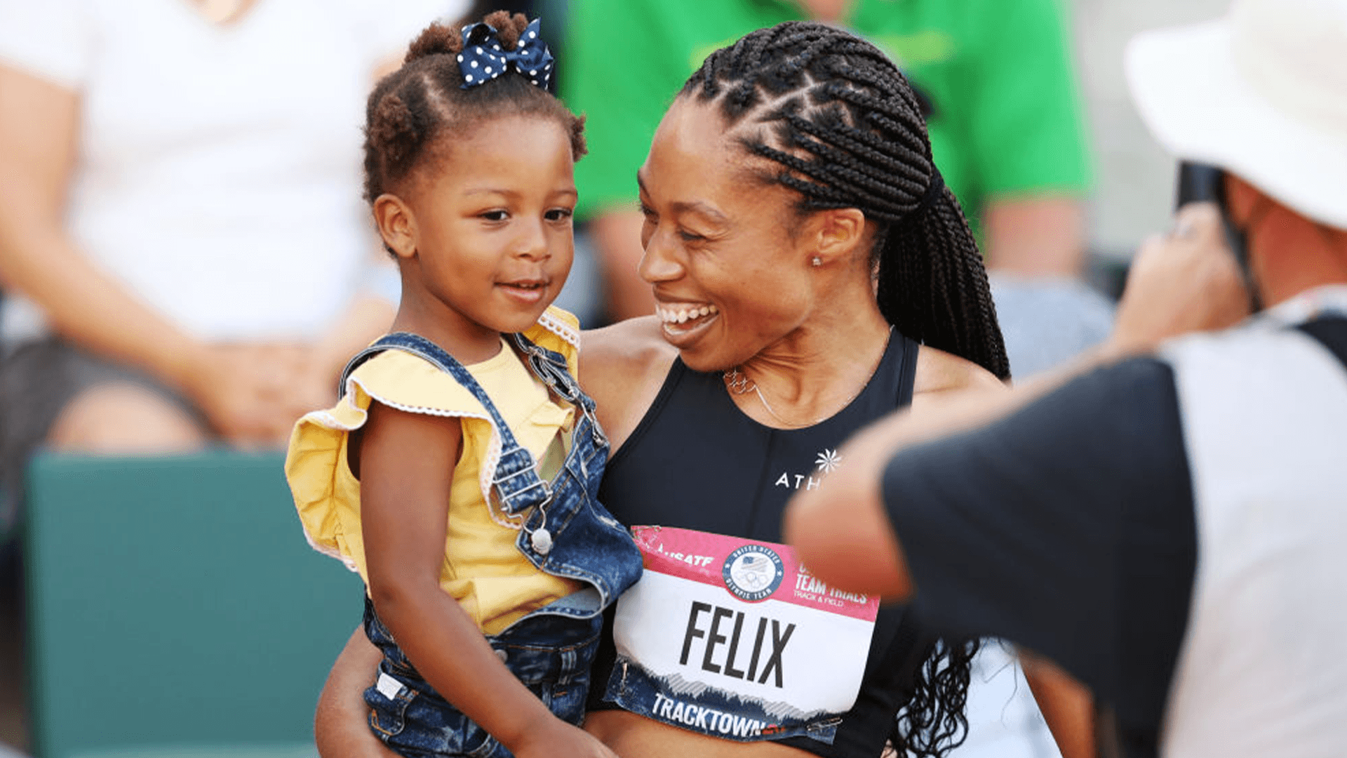 Allyson Felix, Athleta Team Up With Nonprofit For Initiative Providing Free Childcare To Women Athletes